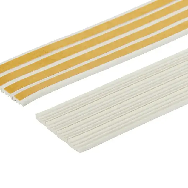 Burlete caucho perfil e 3,8 mm x 24 m diall blanco