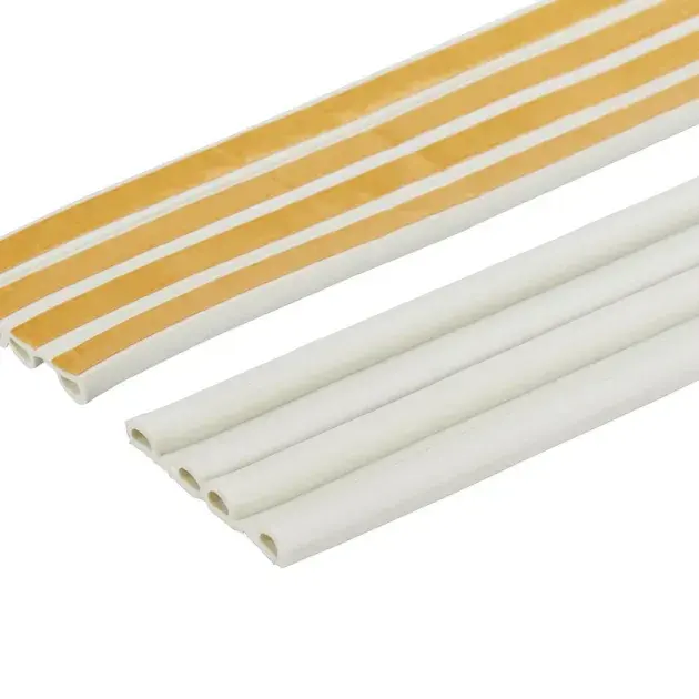 Burlete caucho perfil p 5,5 mm x 24 m diall blanco
