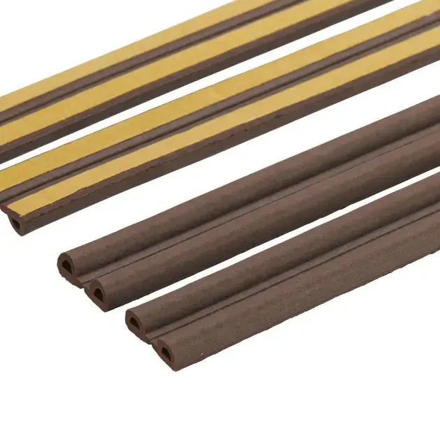 Burlete caucho perfil p 5,5 mm x 24 m diall marrón