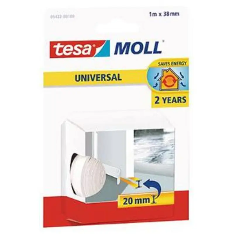 Burlete tesa-umbral 1x38 blanco