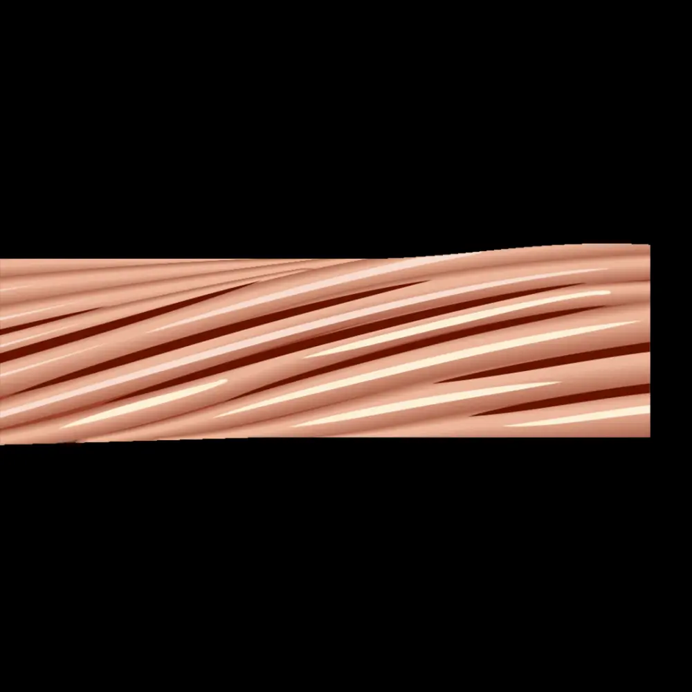 1000' 14 AWG 7 Stranded Bare Copper Conductor Delicado Drawn Wire