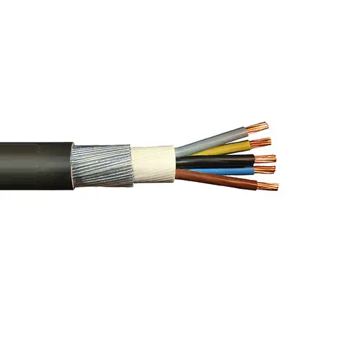 6mm 5C Stranded Bare Cobre Shield XLPE PVC 600/1000V Armour Power Cable