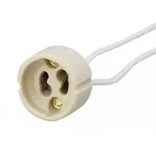 Profesional Certificado CASQUILLO HALOPAR 16 GU10 con cable de 50cm