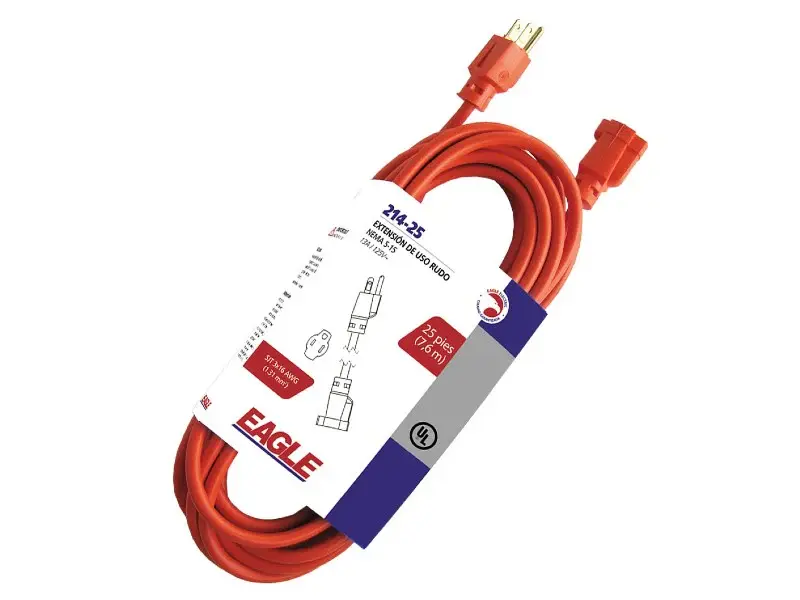 EXTENSION POLARIZADA NARANJA EAGLE 25 PIES (7.6M)