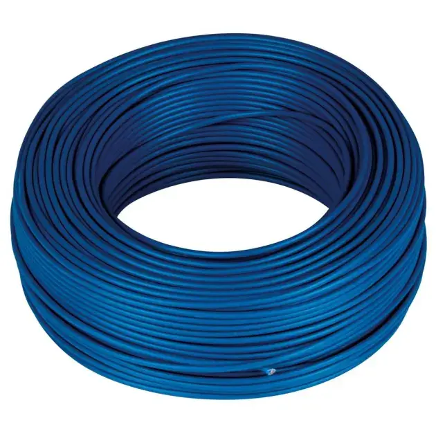 Cable h07v-k 1 x 1,5 - 10 m azul nexans