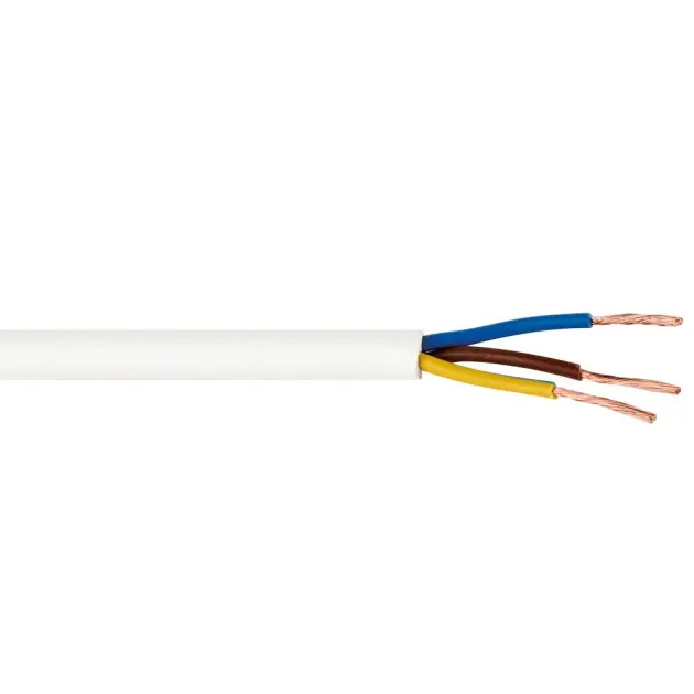 Manguera h05vvf 2 x 1.5 - 50 metros blanco nexans