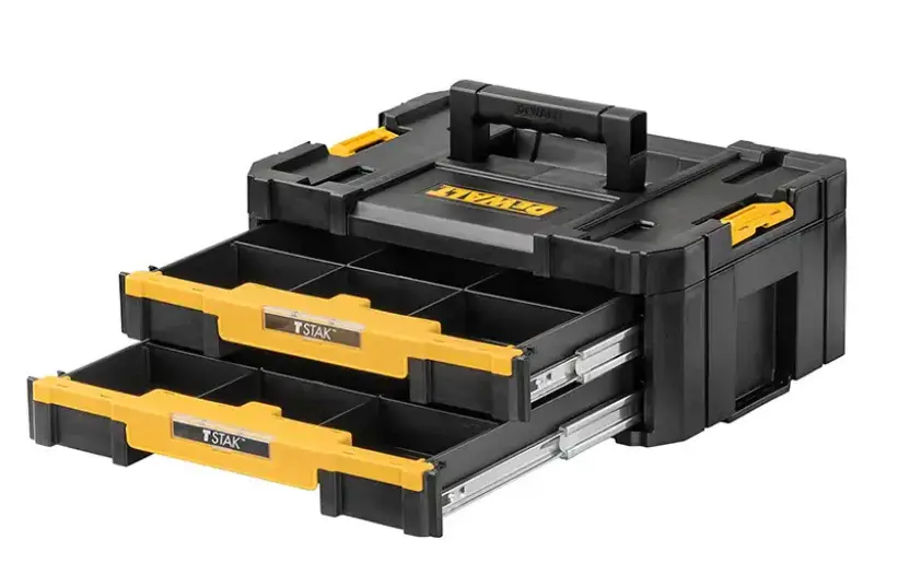 Maletín con Caja Organizadora 2 Cajones Dewalt TSTAK DWST17804