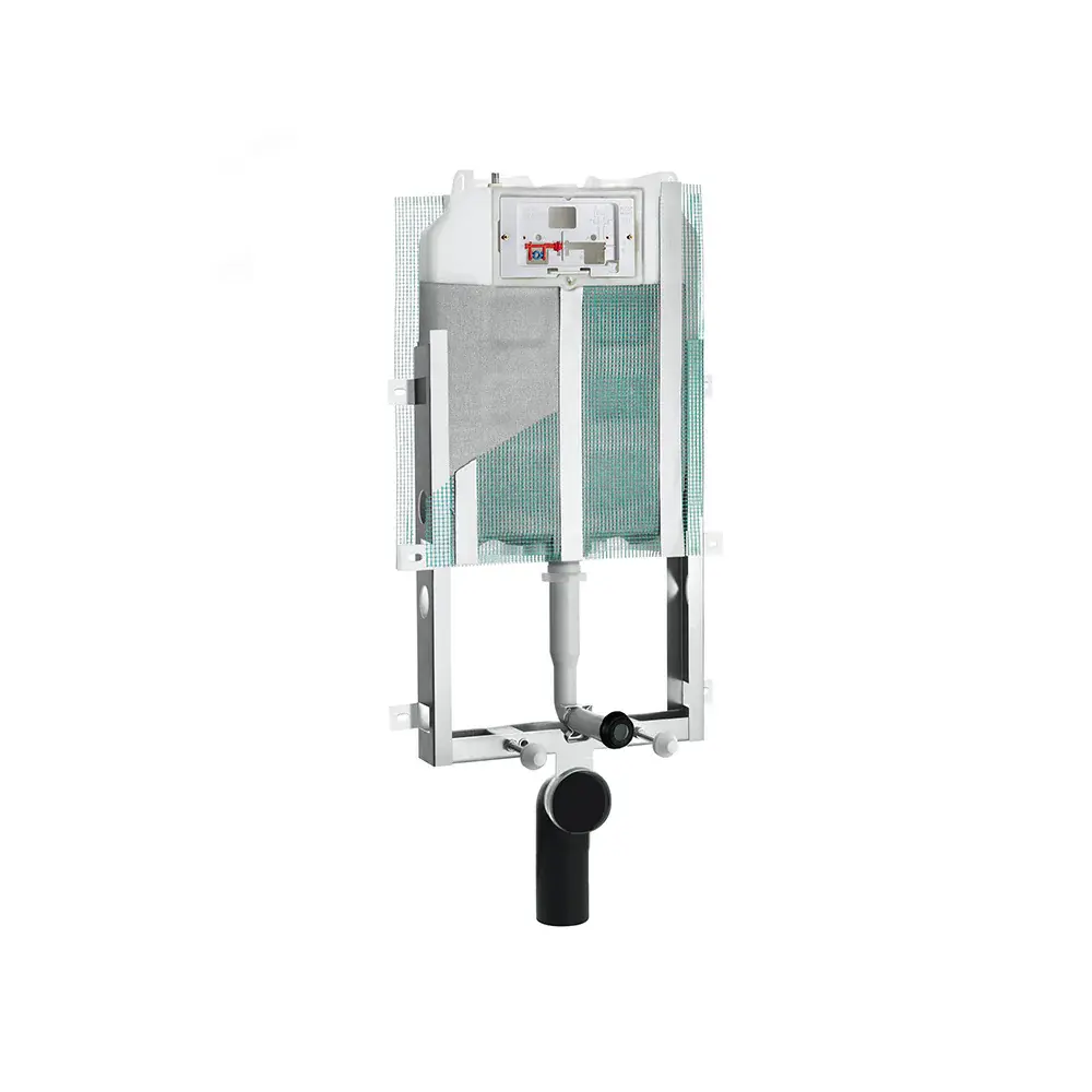 Cassetta incasso Pucci 'Sara Rapido' per wc sospesi- pareti muratura de Acero de 12 mm