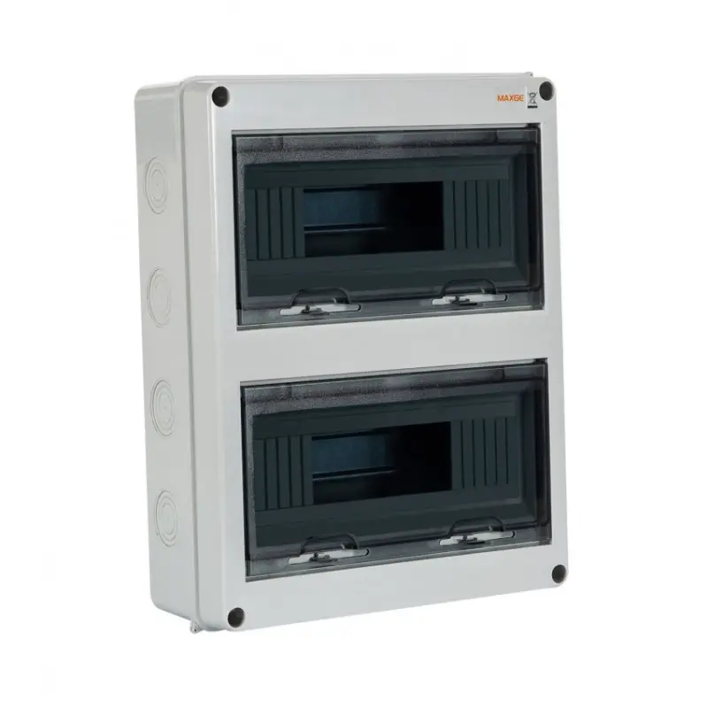 Caja Fuerte Portátil Cofret superficie ip65. 24 modulos 280 x 160 x 110