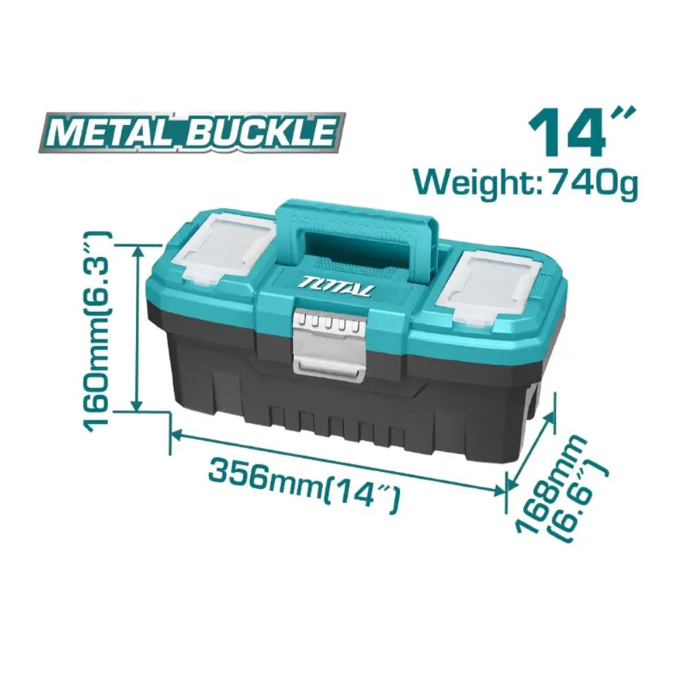 Armario Blindado CAJA HERRAMIENTA 14 PLASTICA CIERRE METALICO TOTAL (TPBX0142)