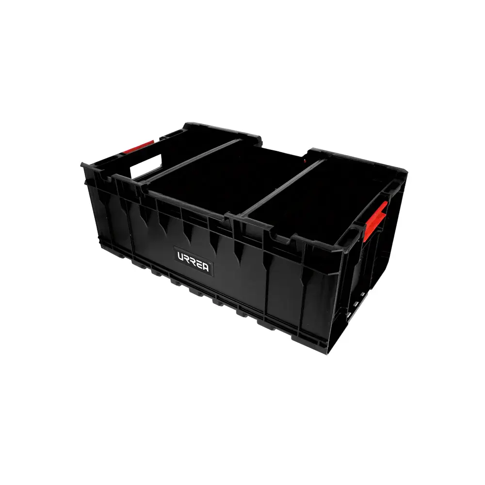 Caja portaherramientas plástica ensamblable con separadores 22" x 14" x 9" Urrea