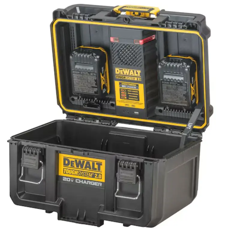 Cerrojo Electrónico Cargador de doble puerto TOUGHSYSTEM® 2.0 20 V MÁX. DWST08050