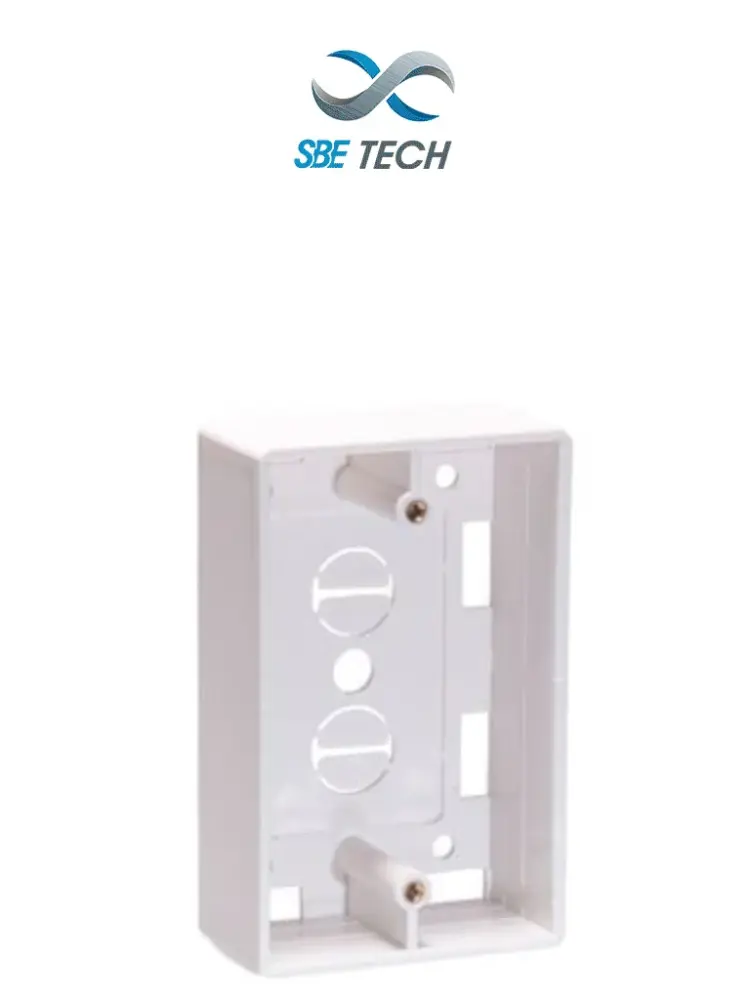 SBETECH SBE-CUNIV2- Caja compatible de PVC 2X4 reforzada, con rango de temperatura de trabajo -20ºC hasta +65ºC, facil i...