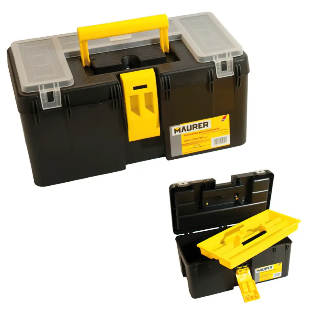 Soporte de Anclaje Caja Herramientas Maurer "Midibox" 390x220x190 mm.