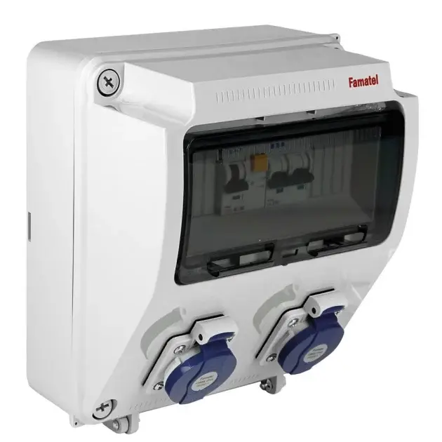 Caja estanca electrificada