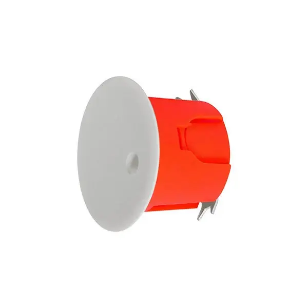 Caja de derivación para tabiques de yeso rojo diall ø 55 x 40 mm