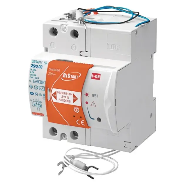 Diferencial rearme automático 4 módulos 25 amperios