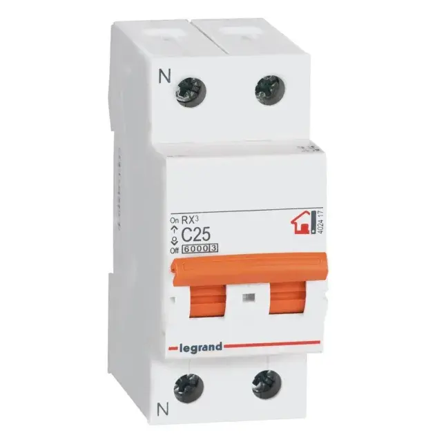 Magnetotérmico 1 polo + neutro 16 amperios legrand