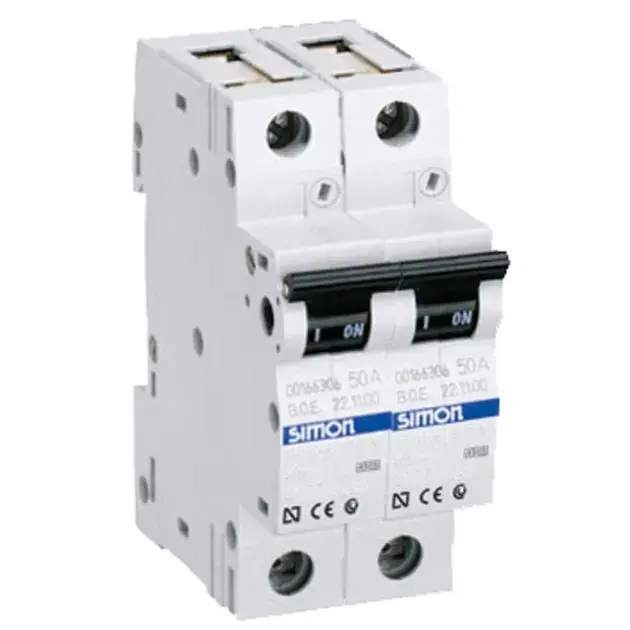 Magnetotérmico bipolar 25 amperios simon