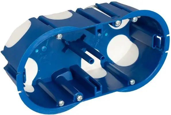 Premium Antirrobo 5725EG CAJA EMPOTRAR EFICIENTE PARA TABIQUE HUECO 2 ELEMENTOS FIJACION GARRAS SOLERA