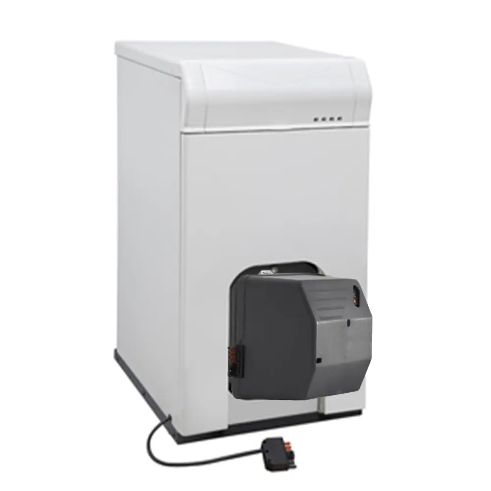 Caldera fuel fundición chimenea biofioul sun sannover 50 kw con quemador