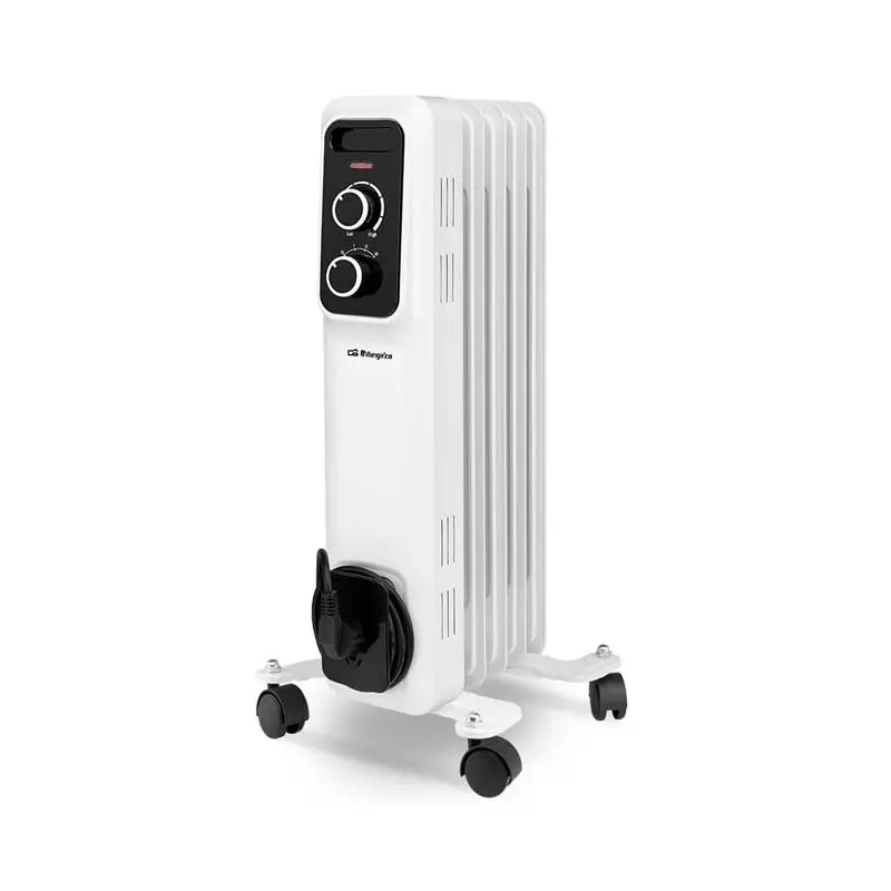 Radiador de aceite orbegozo 1000 w - 5 elementos caloríficos. Suinga