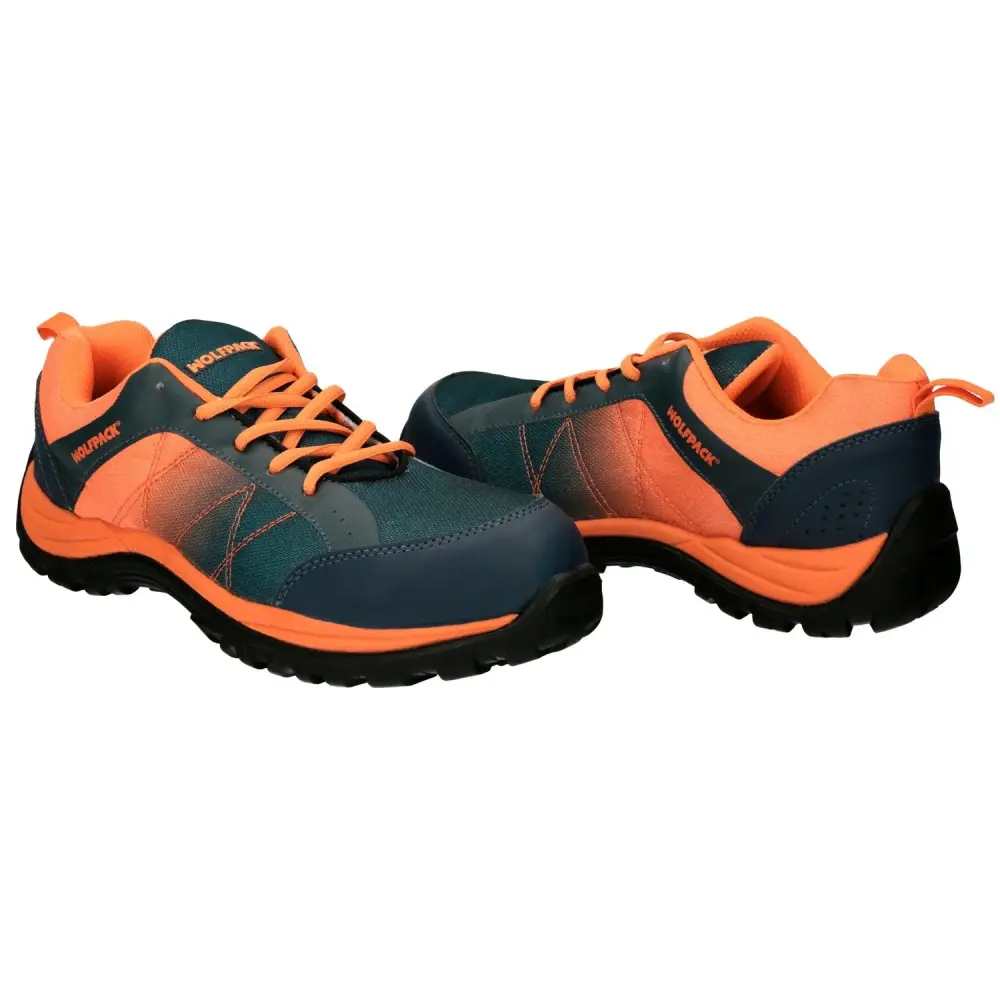 Calzado De Seguridad, Zapatilla Deportiva Seguridad "Skyhawk" Certificacion S1P Color Naranja, Talla Nº 44 (Par) Ajuste E...