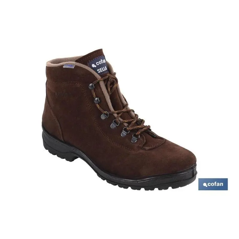 Bota trekking marrón hidrófuga modelo sella t-41 Cofan