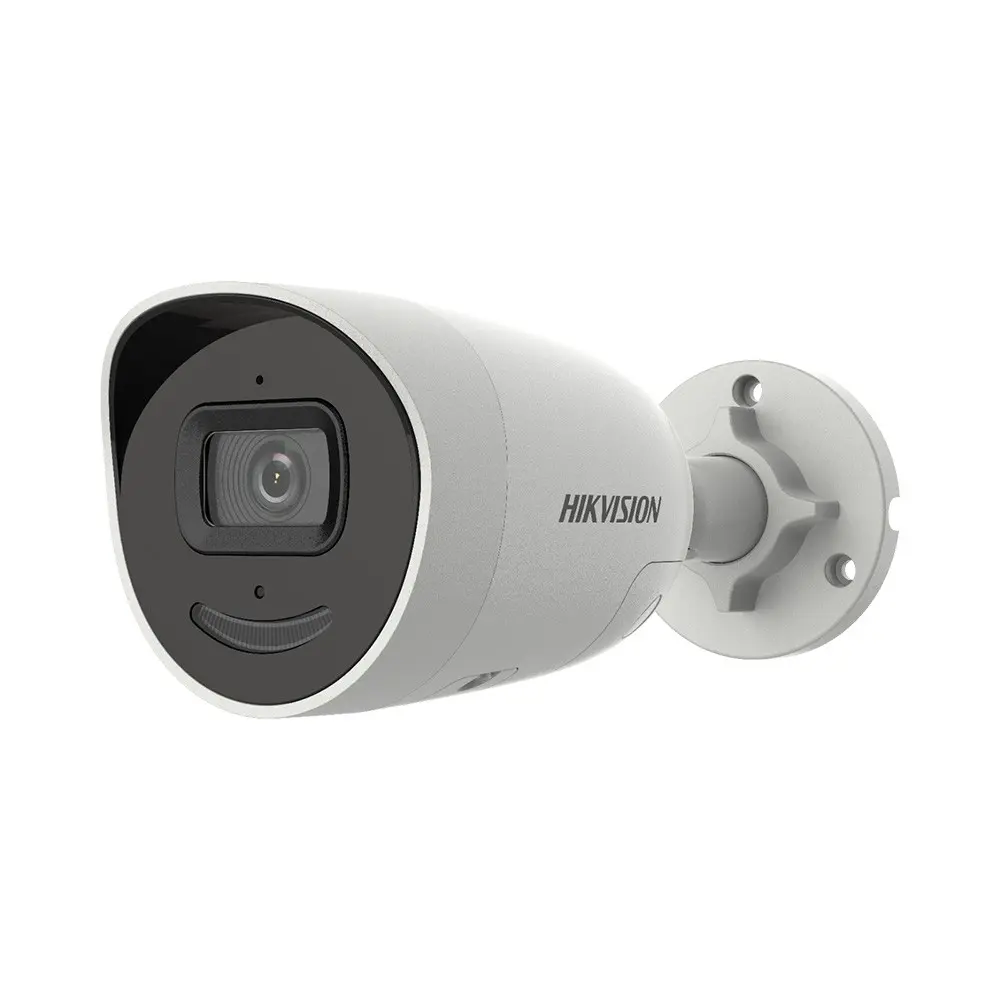 Acusense minicámara de vigilancia tipo bala con torreta de 4 mp ds-2cd2046 Hikvision