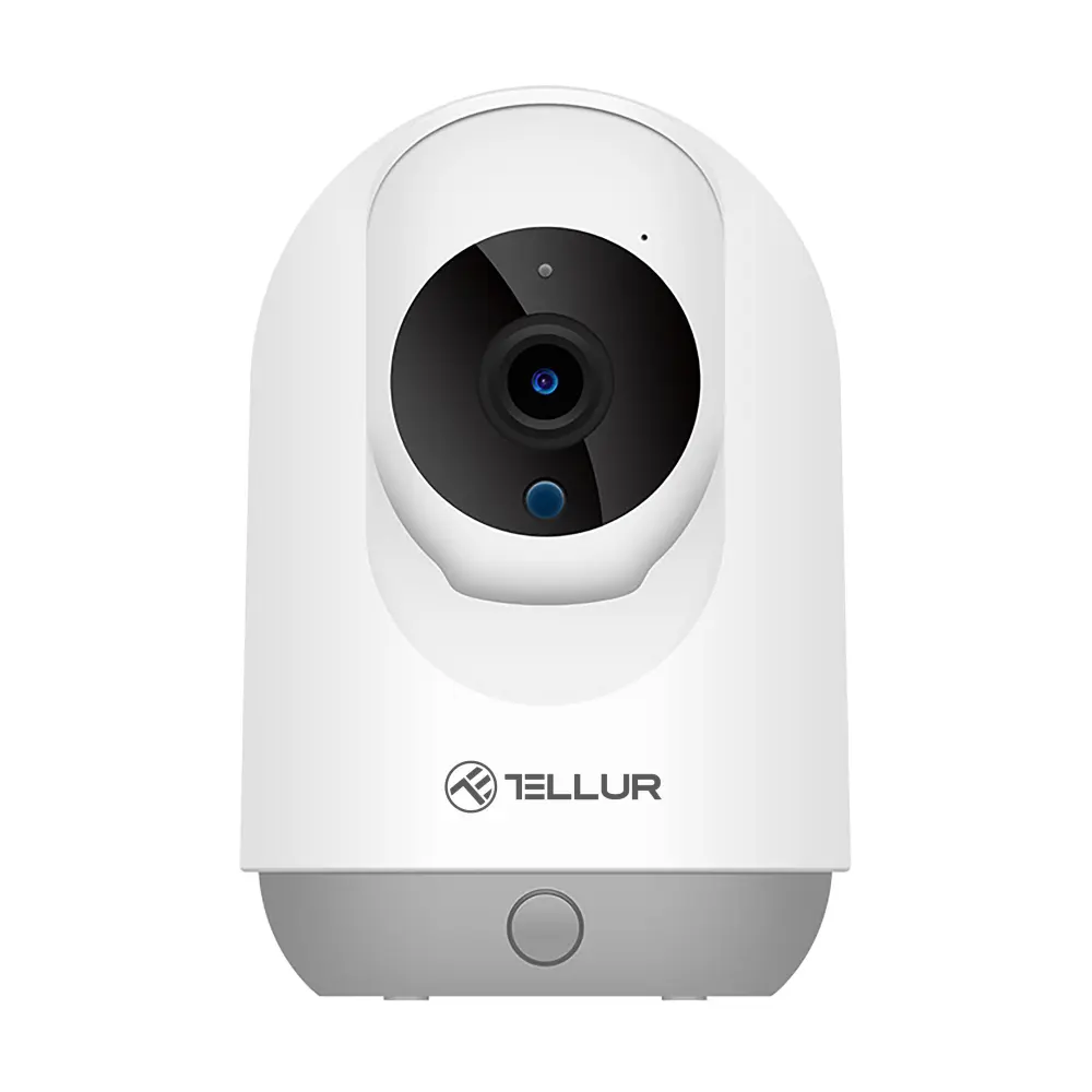 TELLUR SMART Cámara interior wifi, 3mp, ultrahd, autotracking, ptz, blanca