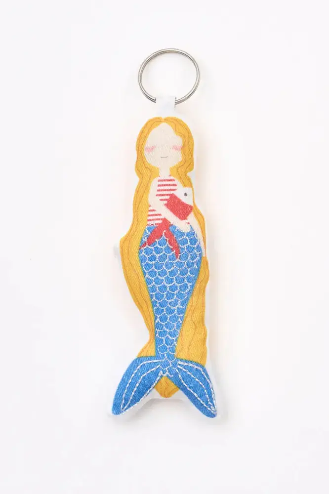 Alta Seguridad Llavero forma de sirena en algodón resistente