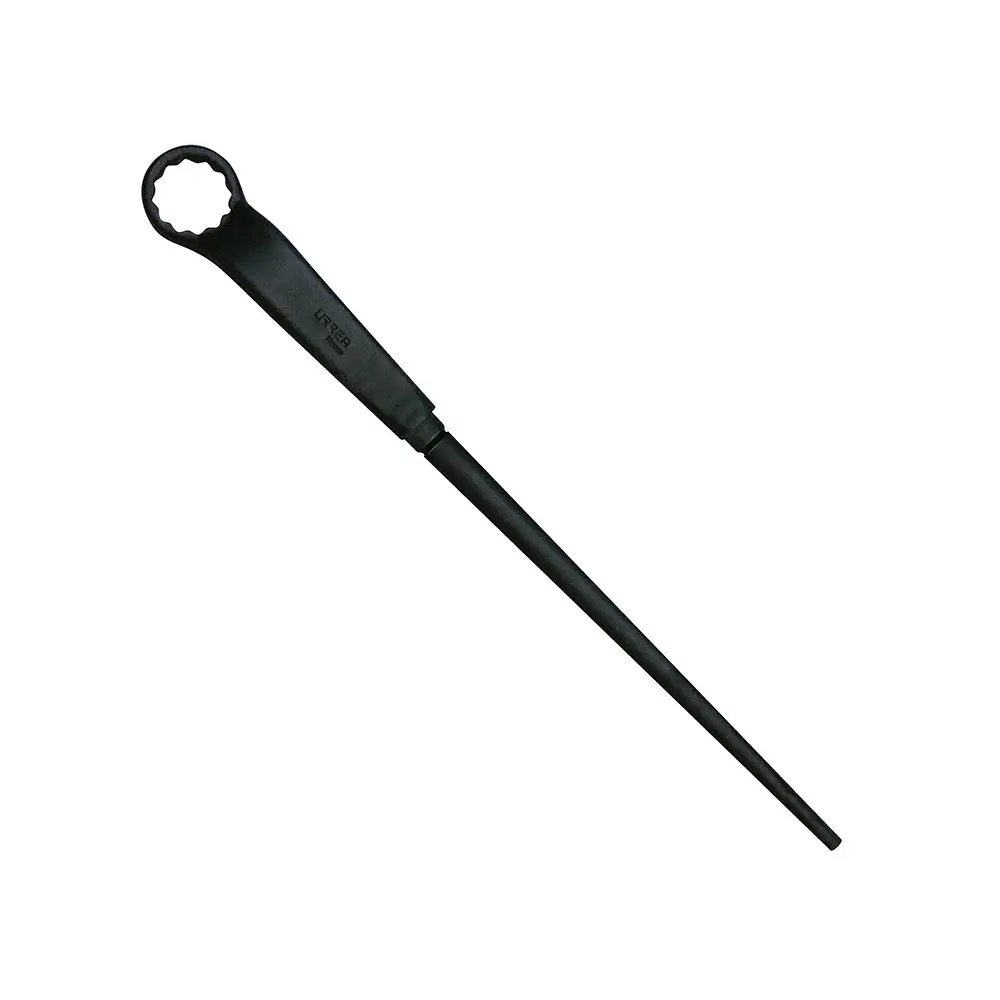 Llave acodada de alta palanca fosfatizada con cola en pulgadas, 12 puntas, 1-1/4" Urrea para Uso Exterior