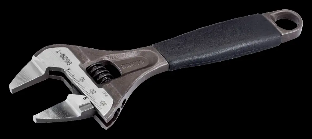 Llave Ajustable Inglesa con Mango de Goma Bahco 9031T con 3 Llaves