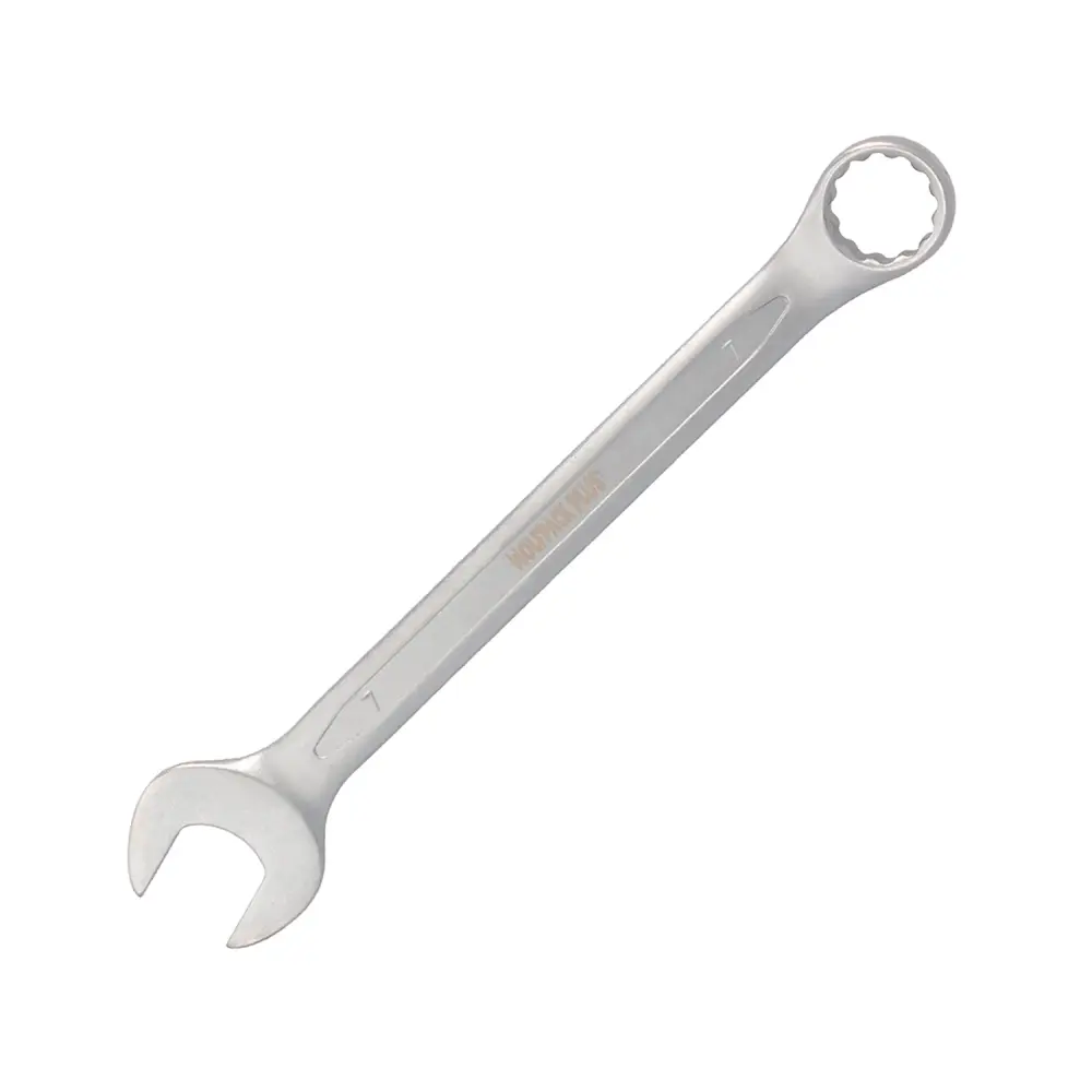 Llave Combinada Plus 7x7 Acero Cromo Vanadio DIN 3113. Llave Doble Boca, Llave Fija, Llave Estrella con 3 Llaves