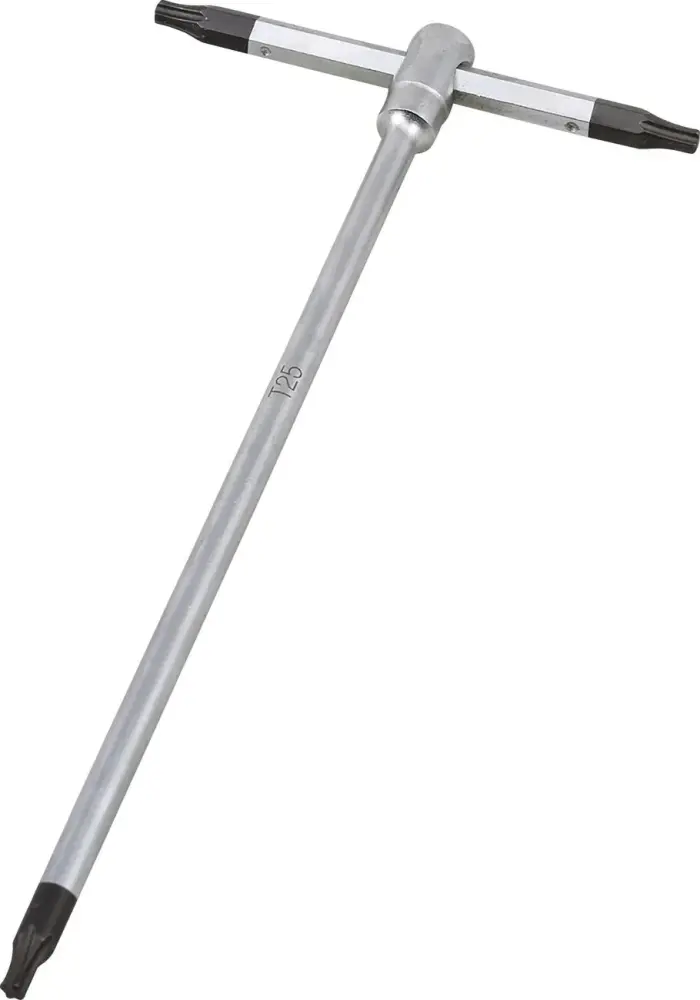 Resistente la Intemperie Llave Mango En T Para Herramientas T25X180 Mm