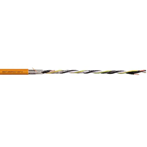 Igus CF27-25-05-04-D (14awg-4C+20awg-4C) Stranded Bare Cobre Shielded TC Braid PUR 1000V Chainflex CF27.D Servo Cable