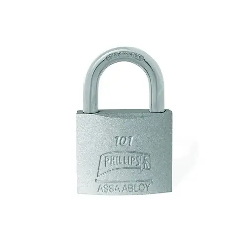 Candado Marca Phillips REF 101 - 32mm - Comprende 2 Llaves Resistente al Corte