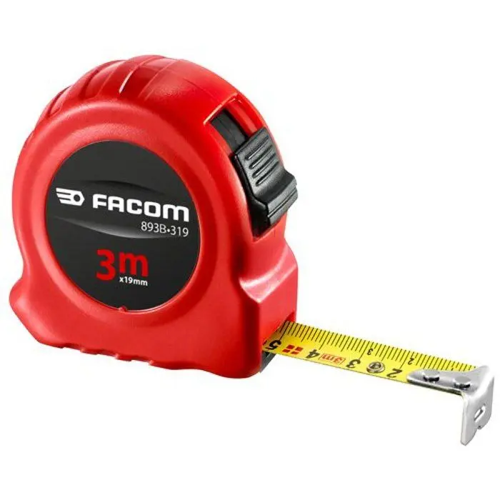 Cinta métrica de marcado doble 3mx19mm - facom - 893b.319pb para Carpinteros