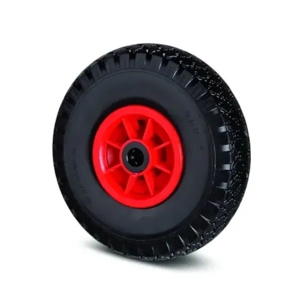 Rueda de goma maciza roja ø 26 cm