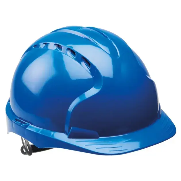 Casco de seguridad azul site