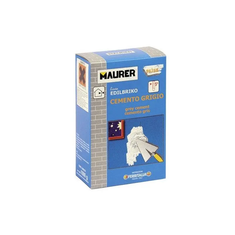 Edil cemento gris maurer (caja 5 kg.)