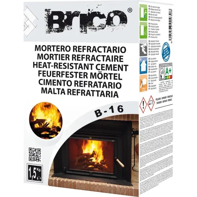 Mortero refractario 1,5 kg