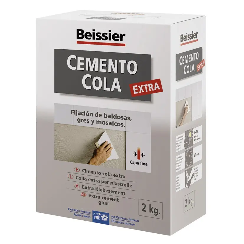 Cemento cola extra p/ceramica 2kg Beissier
