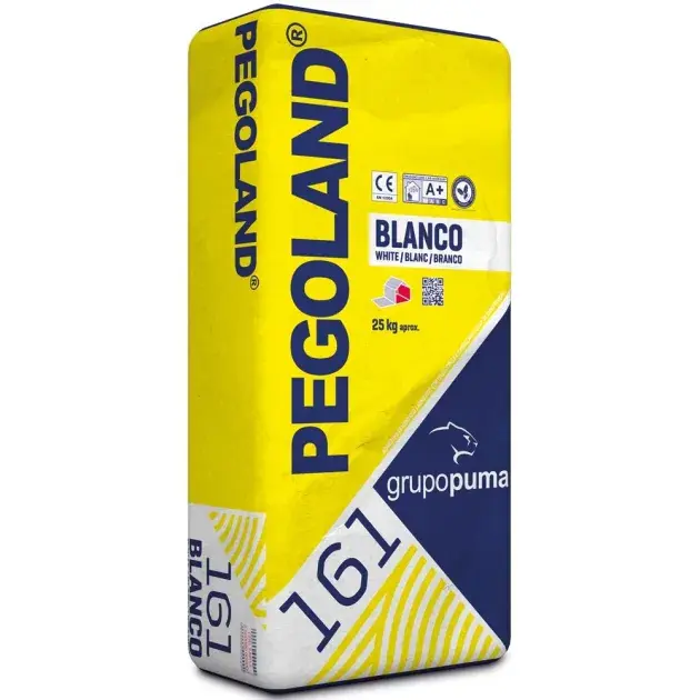 Cemento cola pegoland blanco 25 kg