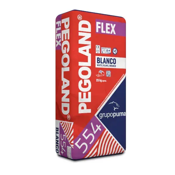 Cemento cola pegoland flex blanco 25 kg
