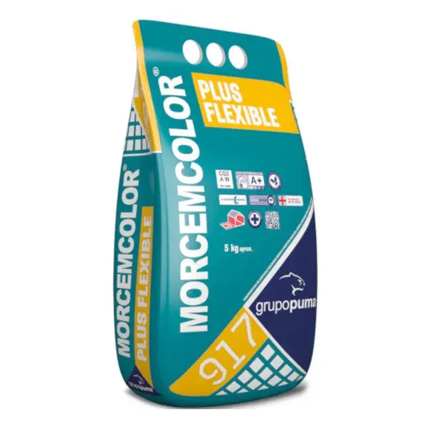 Junta morcem color plus rojo 5 kg puma