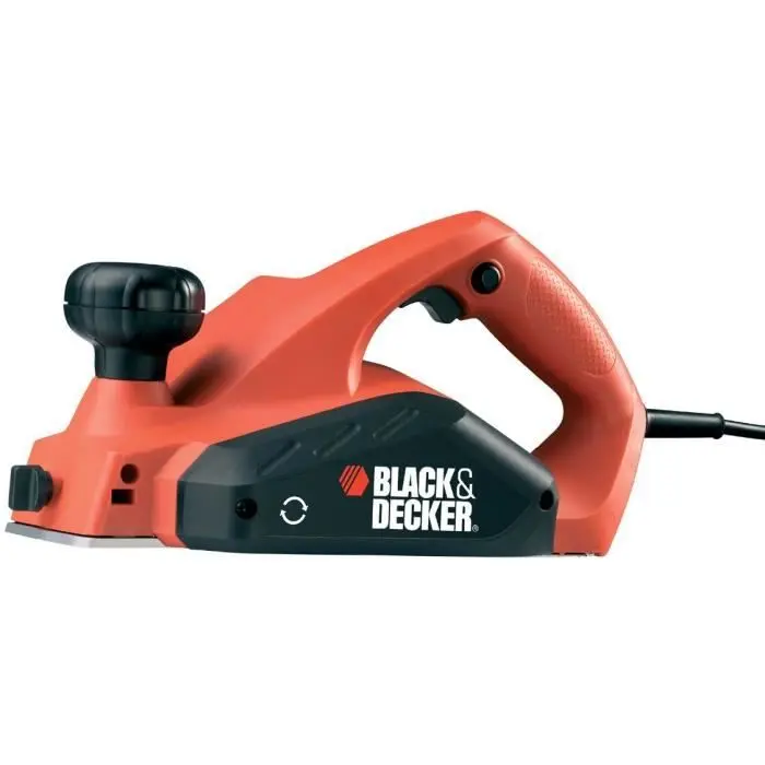 Cepilladora con cable black+decker 650w - 82mm (se suministra con guí para con Sistema de Aspiración