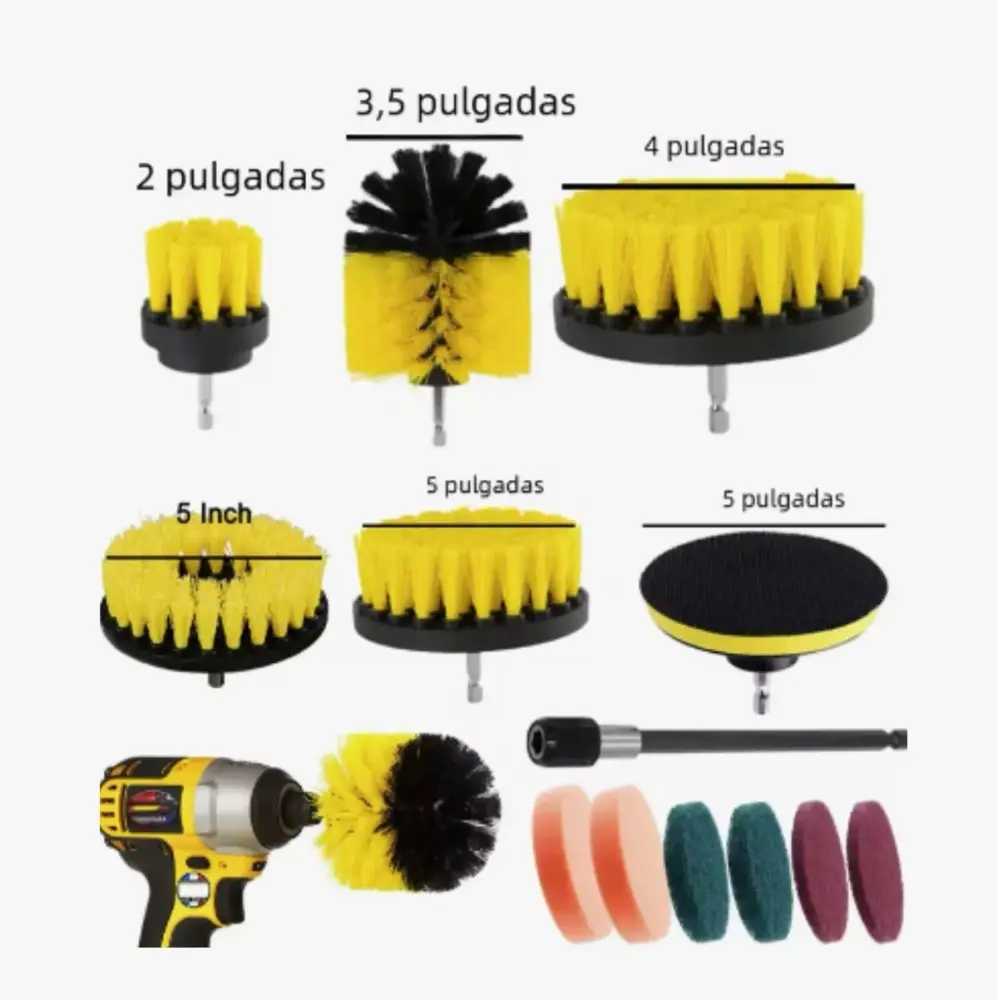 Juego de Set de cepillos para taladro 13 piezas