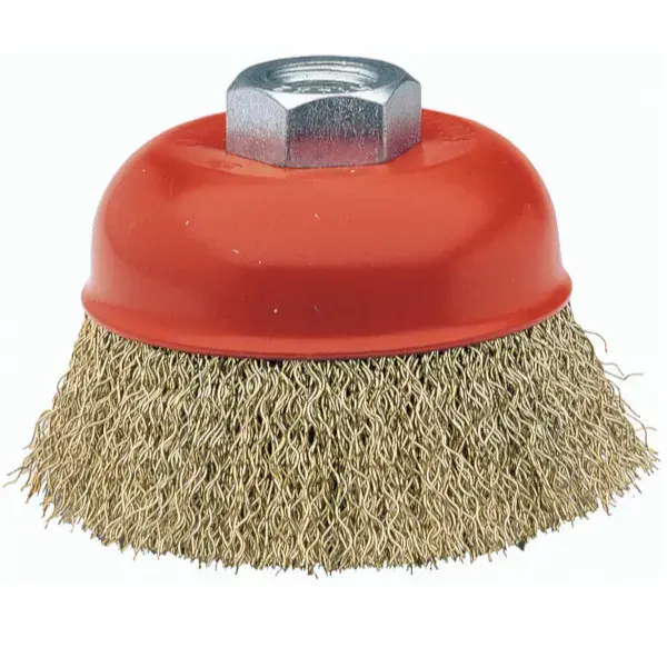 Cepillo taza mini amoladora ondulado bellota