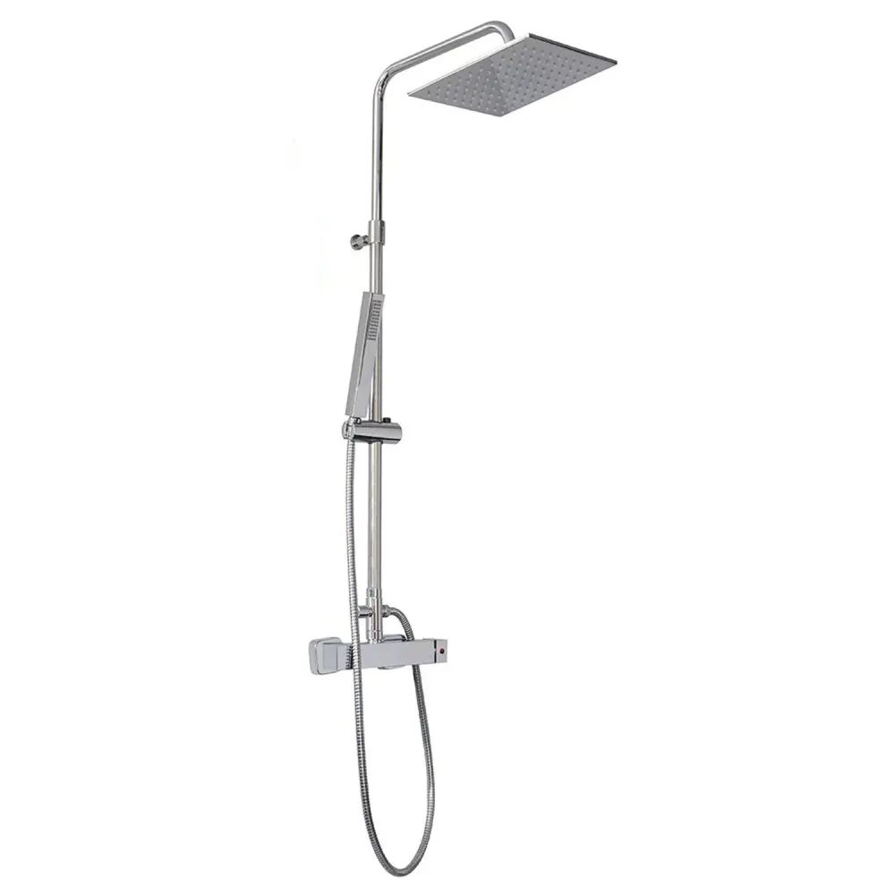 Colonna doccia C40 regolabile con soffione Calais e deviatore MX3Q